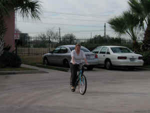 Rita on Bike